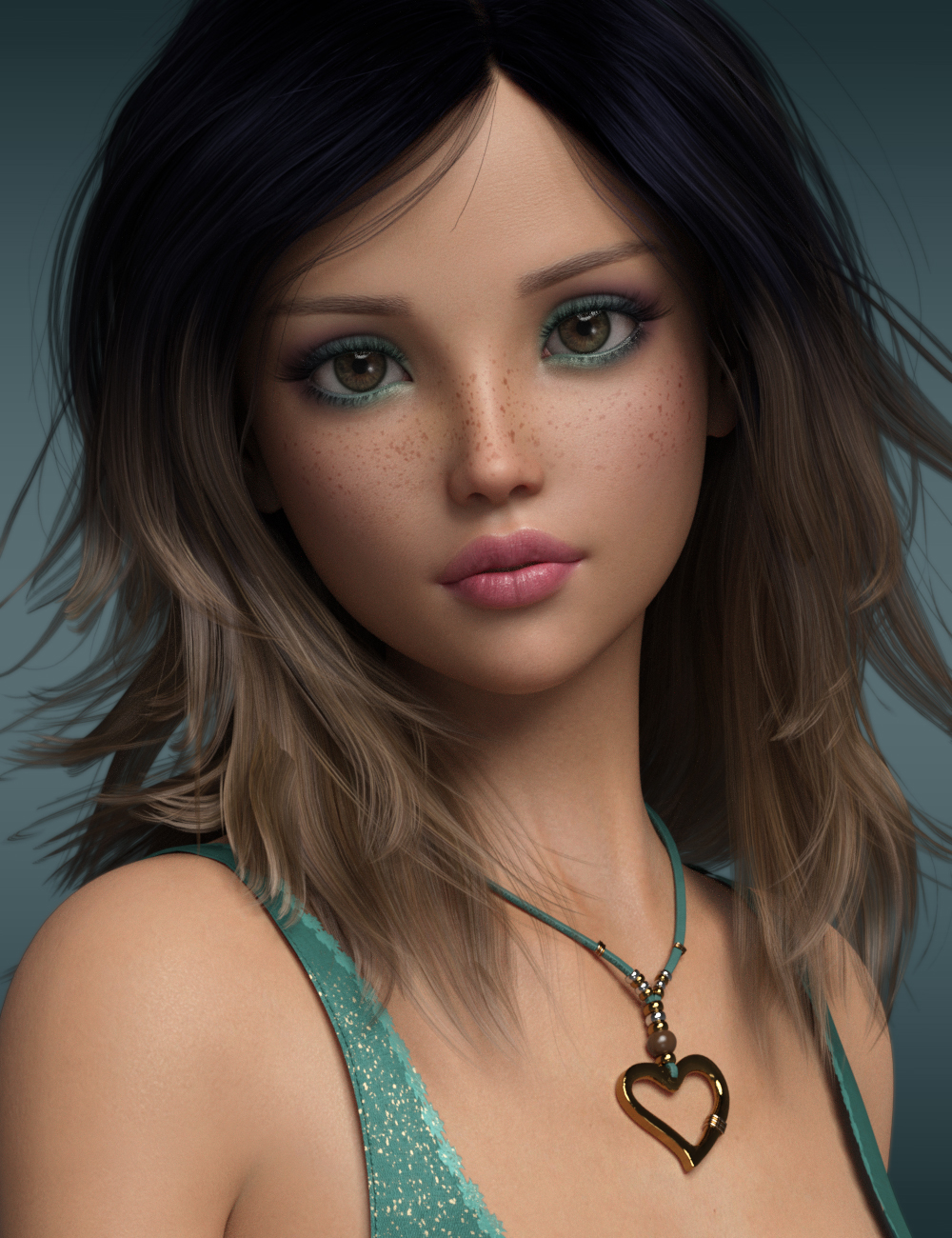 P3D Poppy for Kanade 8 by: P3Design, 3D Models by Daz 3D