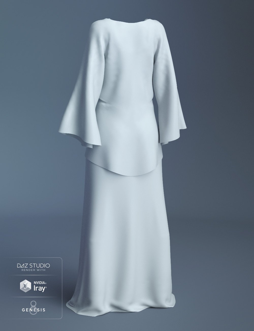 dForce Elegant Prestige Outfit for Genesis 8 Female(s) by: Moonscape GraphicsPoisenedLilySade, 3D Models by Daz 3D