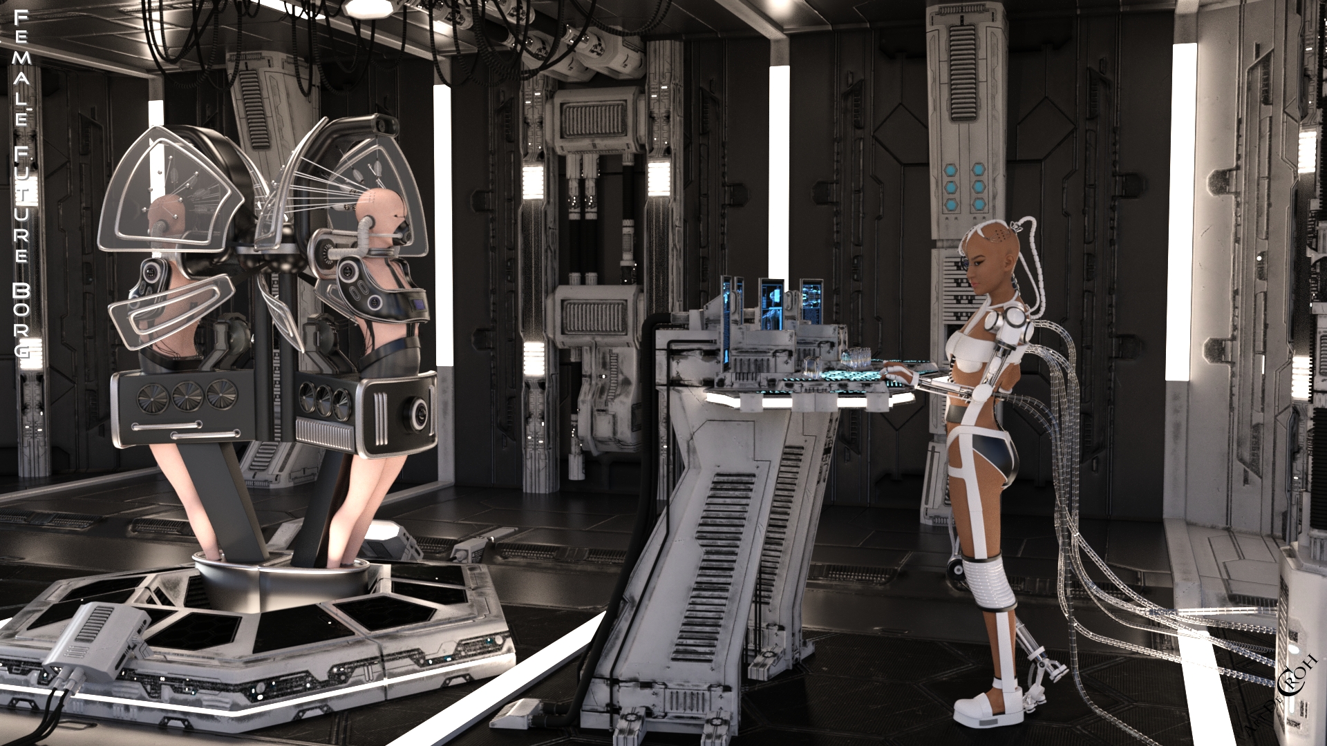 Female Future Borg for Genesis 8 Female(s) Female Future Borg for Genesis 8 Female(s) by: Art-de-Croh, 3D Models by Daz 3D
