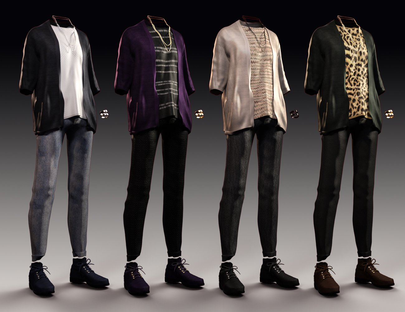dForce Pop Style Outfit Textures dForce Pop Style Outfit Textures by: OziChick, 3D Models by Daz 3D