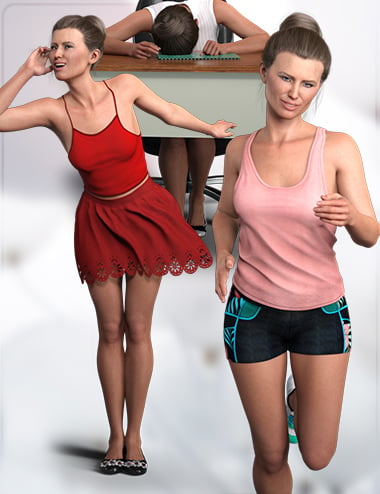 Z Juggling Life for Jenni 8 by: Zeddicuss, 3D Models by Daz 3D