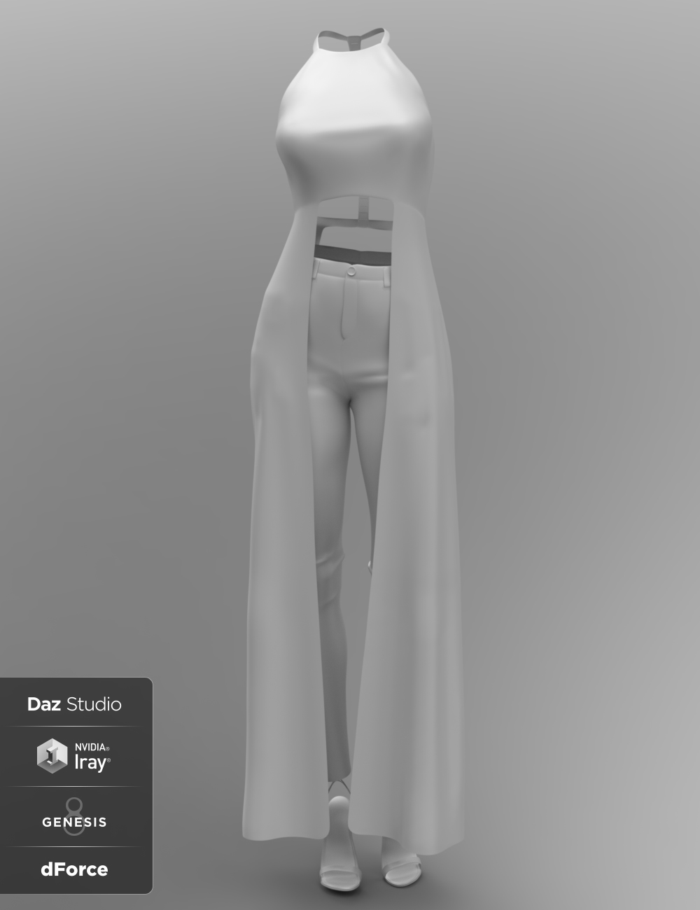 dForce Step It Up Outfit for Genesis 8 Female(s) by: NikisatezShox-Design, 3D Models by Daz 3D