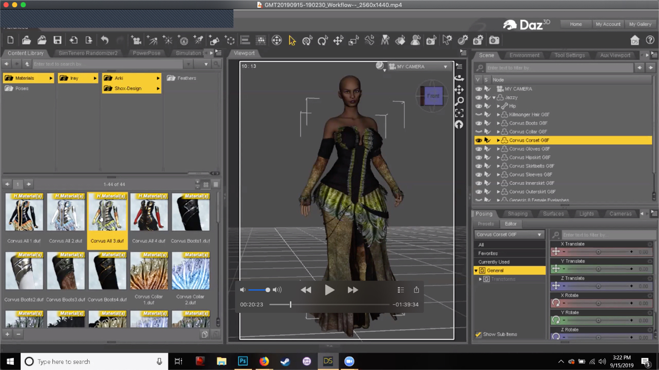 WORKFLOW : A Guide to Character Art Production | Daz 3D