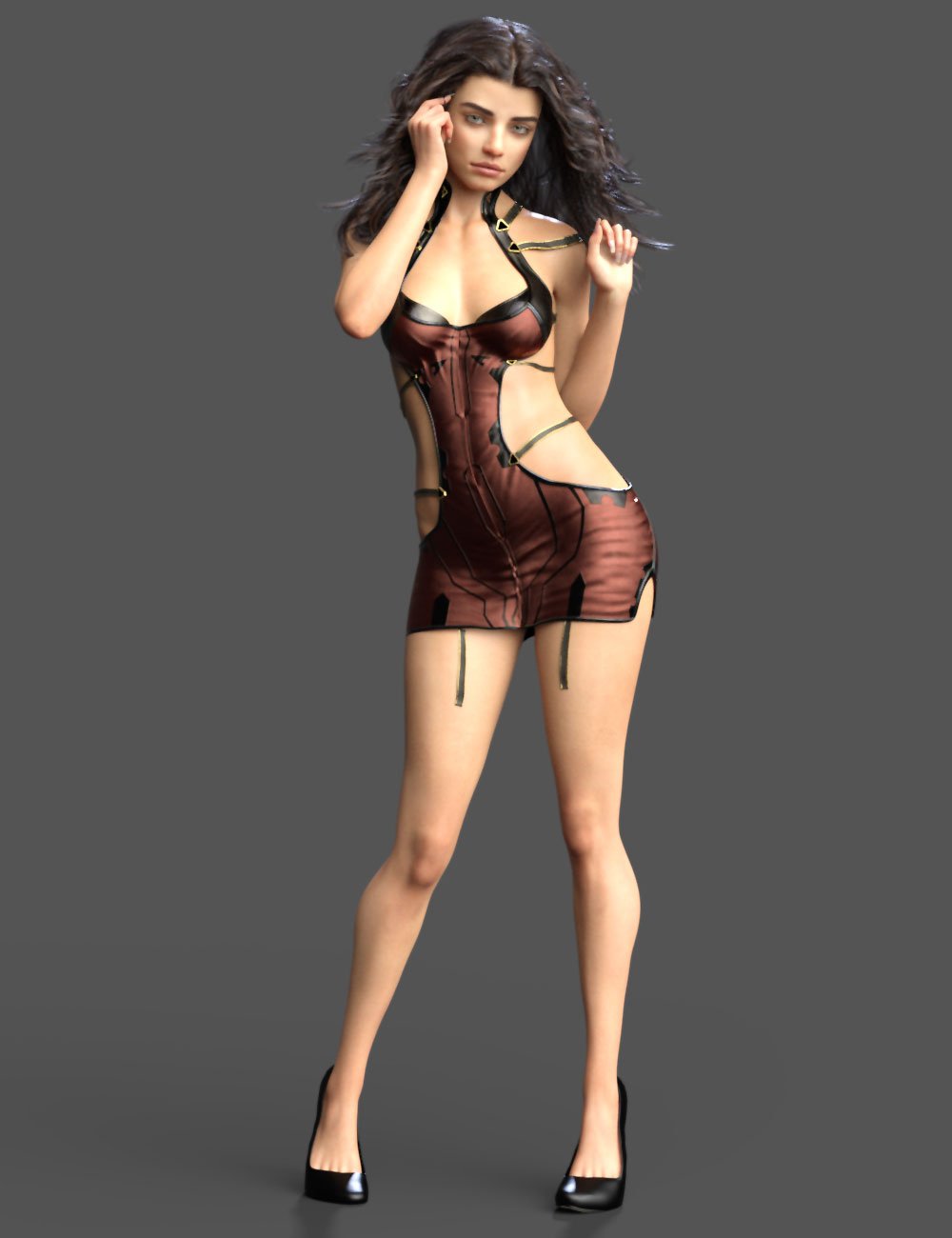 Leda HD for Genesis 8 Female by: Mousso, 3D Models by Daz 3D