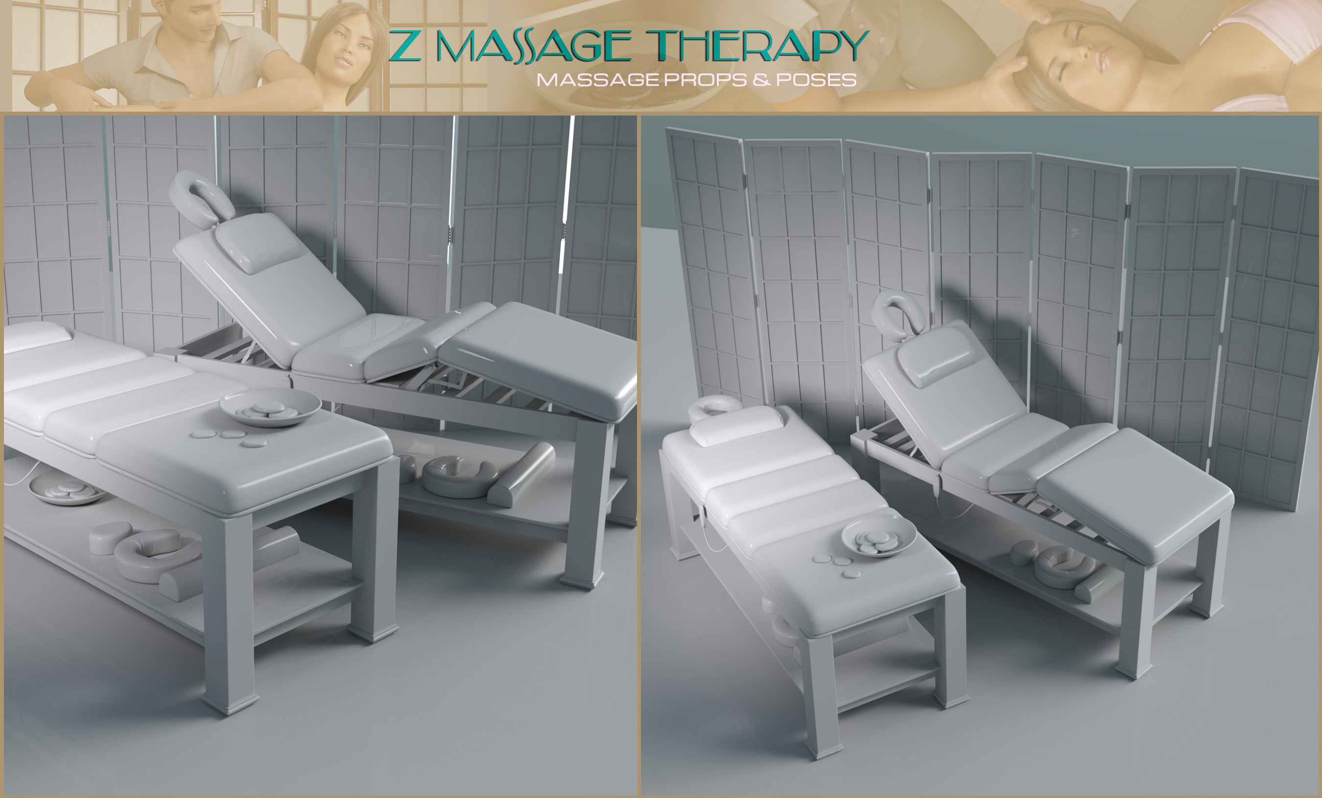 Z Massage Therapy for Genesis 8 Daz 3D