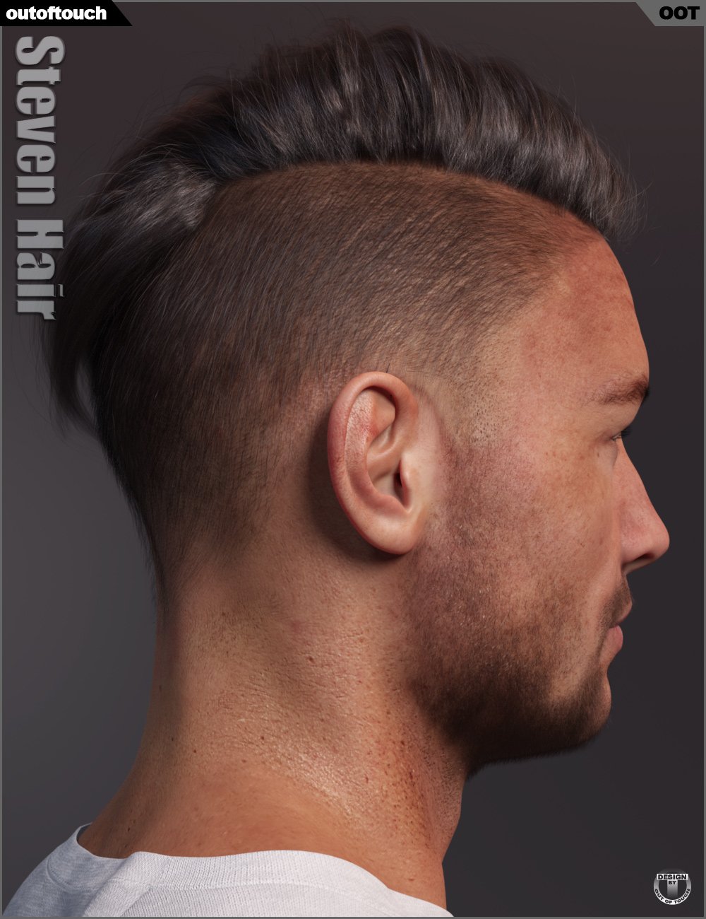Steven Hair for Genesis 3 and Genesis 8 Steven Hair for Genesis 3 and Genesis 8 by: outoftouch, 3D Models by Daz 3D