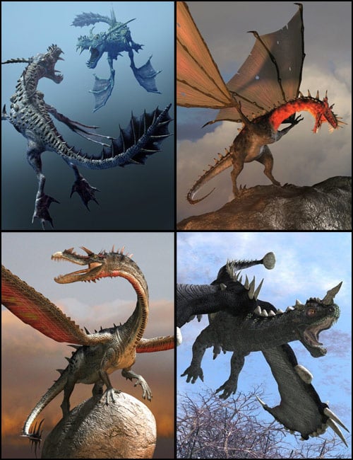 Dragon Clutch by: , 3D Models by Daz 3D