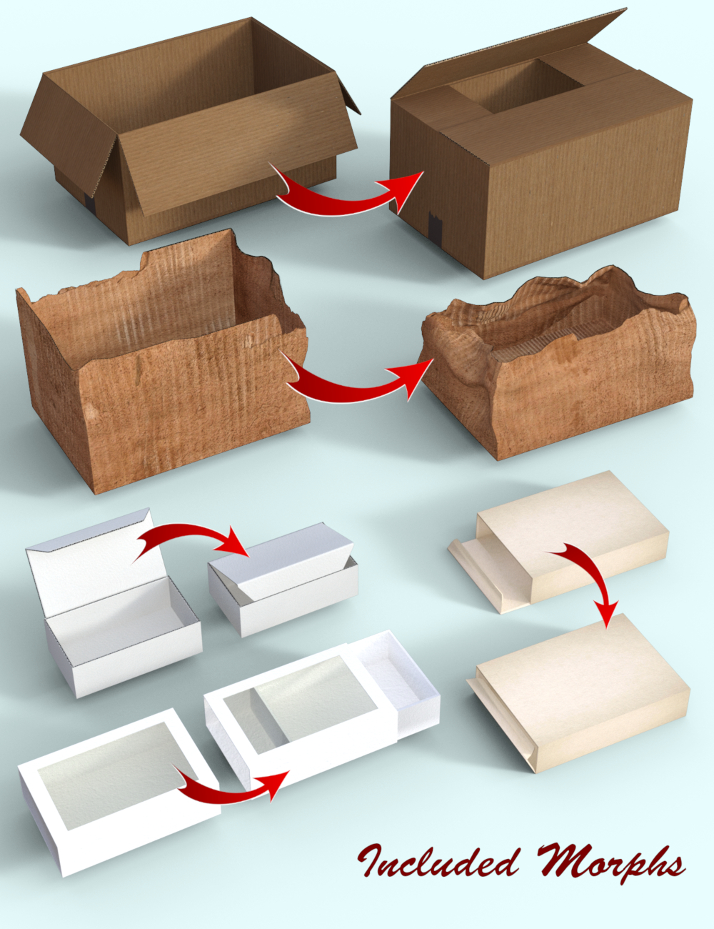 Boxes by: Sylvan, 3D Models by Daz 3D