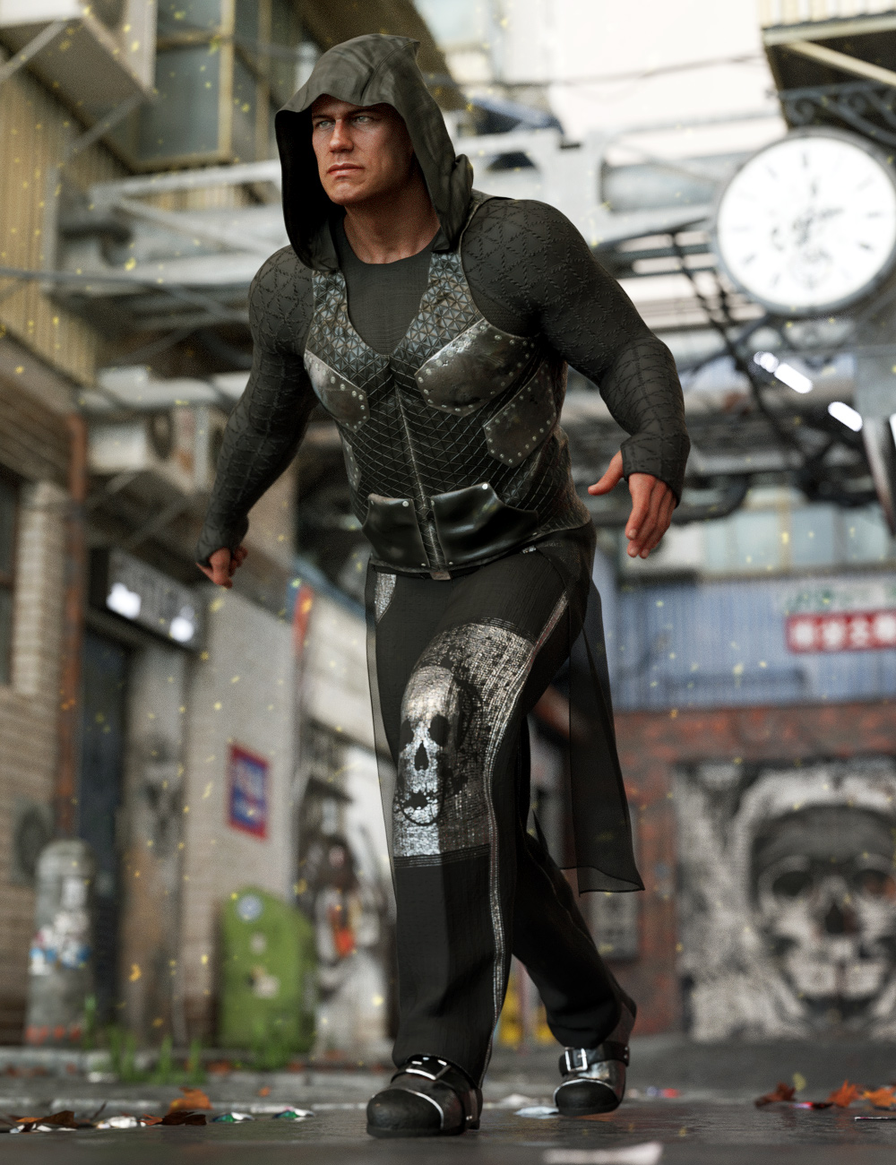 dForce Newrava Outfit for Genesis 8 Male(s) by: Lyrra MadrilMoonscape GraphicsSade, 3D Models by Daz 3D