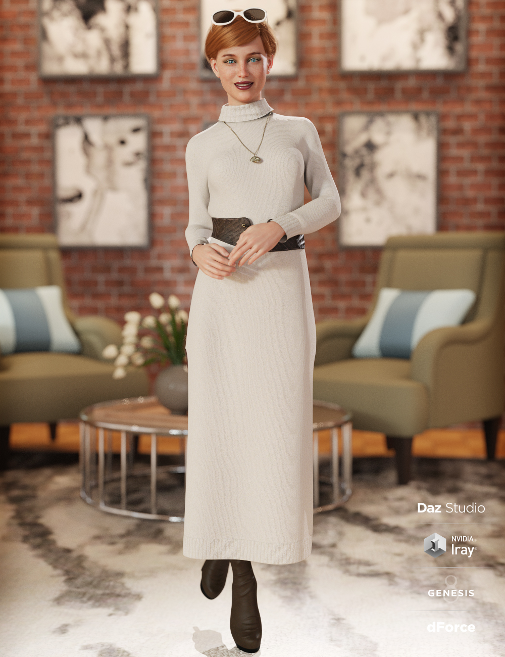dForce Autumn Breeze Outfit for Genesis 8 Female(s) by: CynderBlueSarsa, 3D Models by Daz 3D