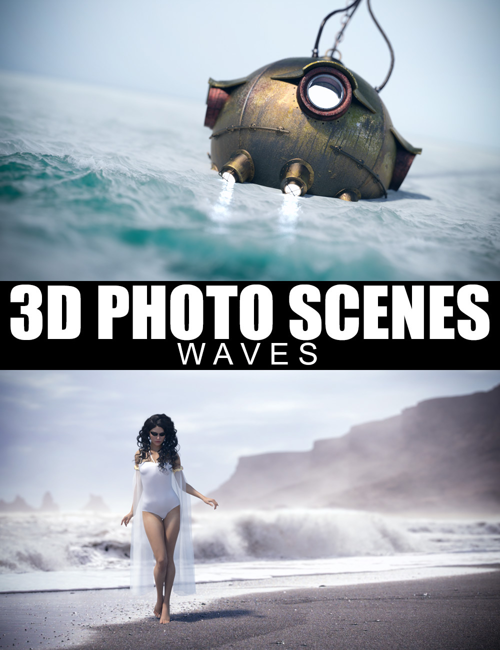 3D Photo Scenes - Waves by: Dreamlight, 3D Models by Daz 3D
