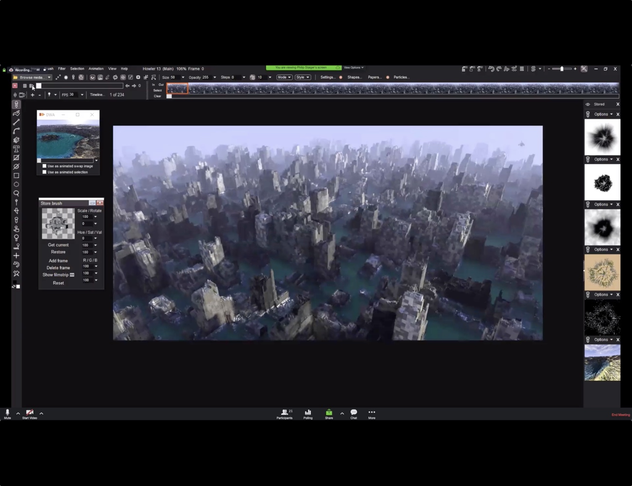 How to Create a 3D Impact Crater Scene in PD Howler by: Digital Art Live, 3D Models by Daz 3D