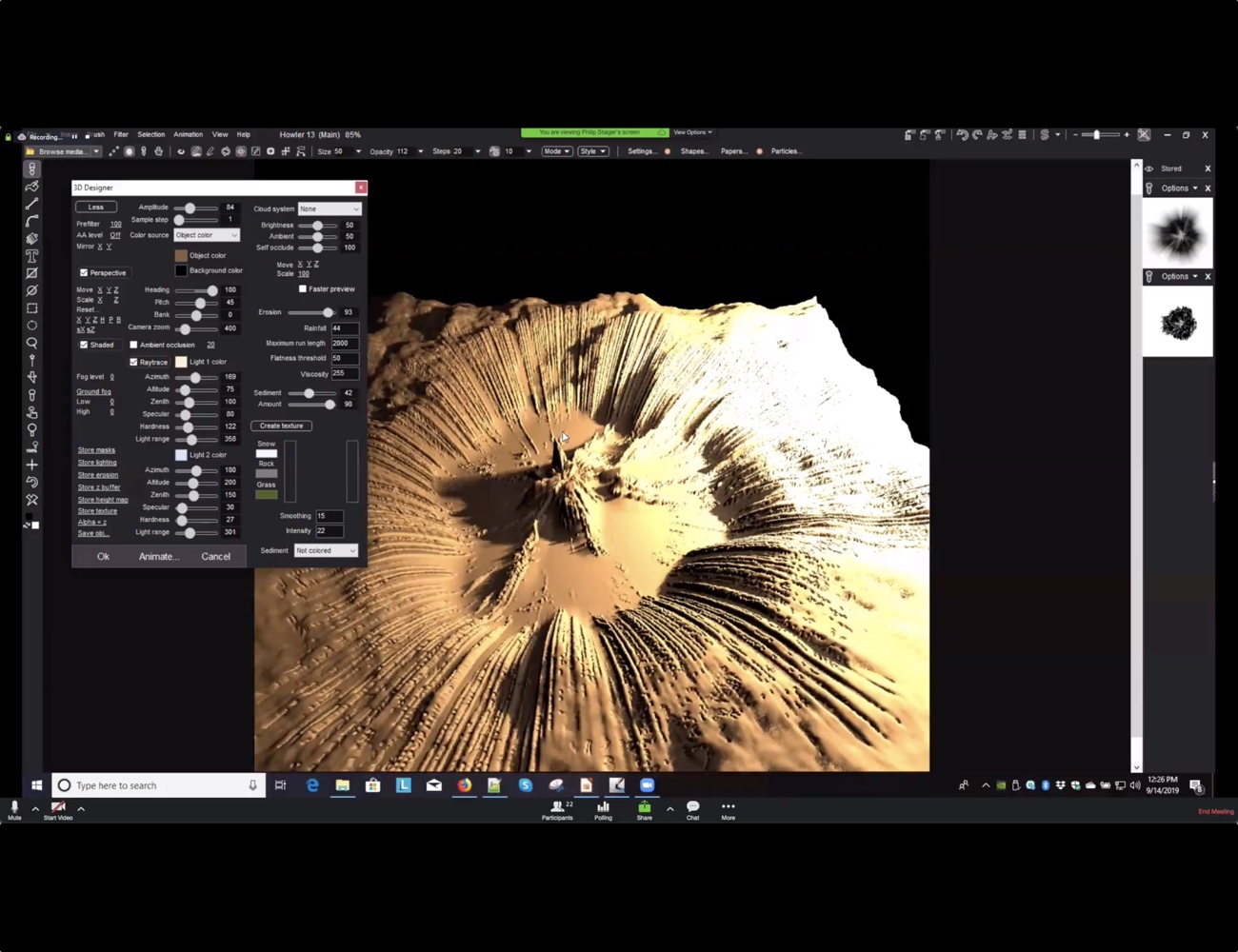 How to Create a 3D Impact Crater Scene in PD Howler by: Digital Art Live, 3D Models by Daz 3D