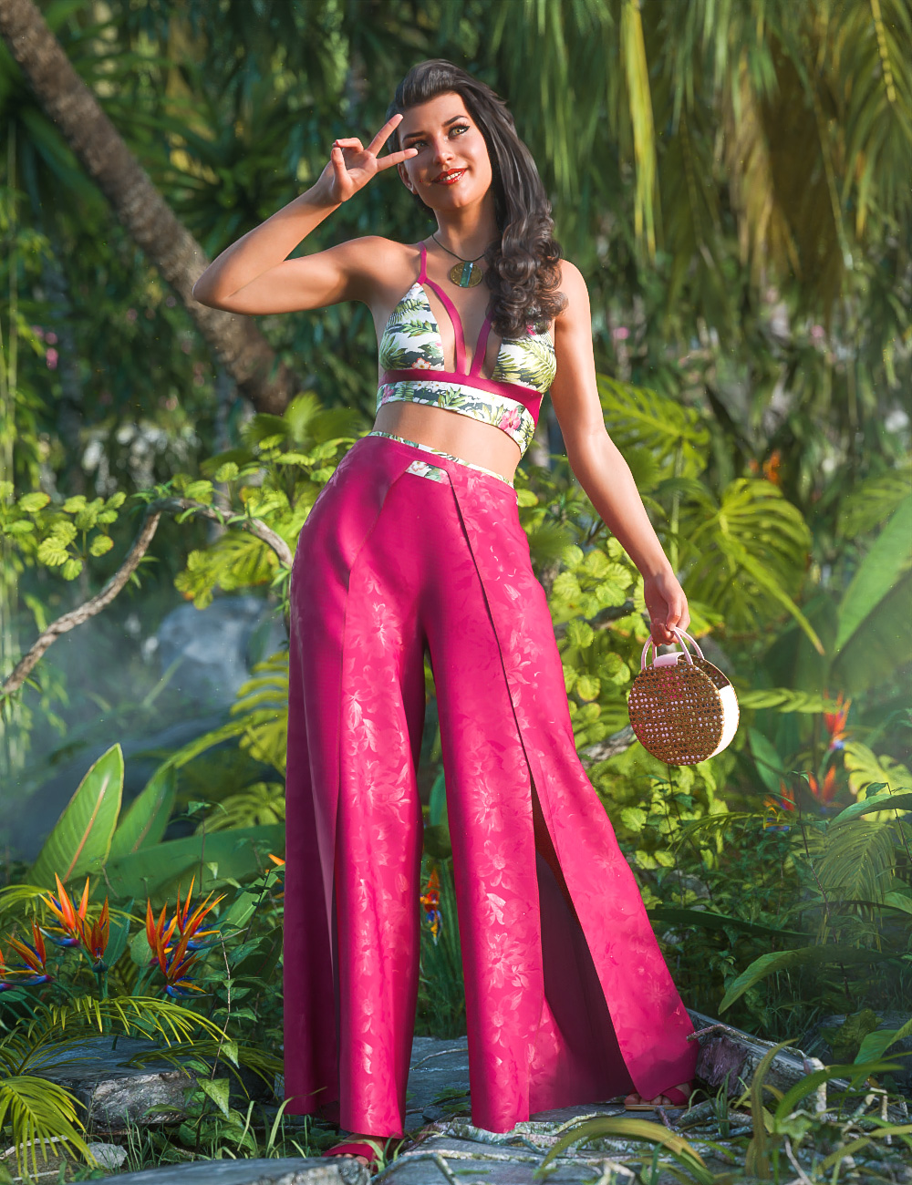 dForce Bali Babe Outfit Textures dForce Bali Babe Outfit Textures by: Anna Benjamin, 3D Models by Daz 3D