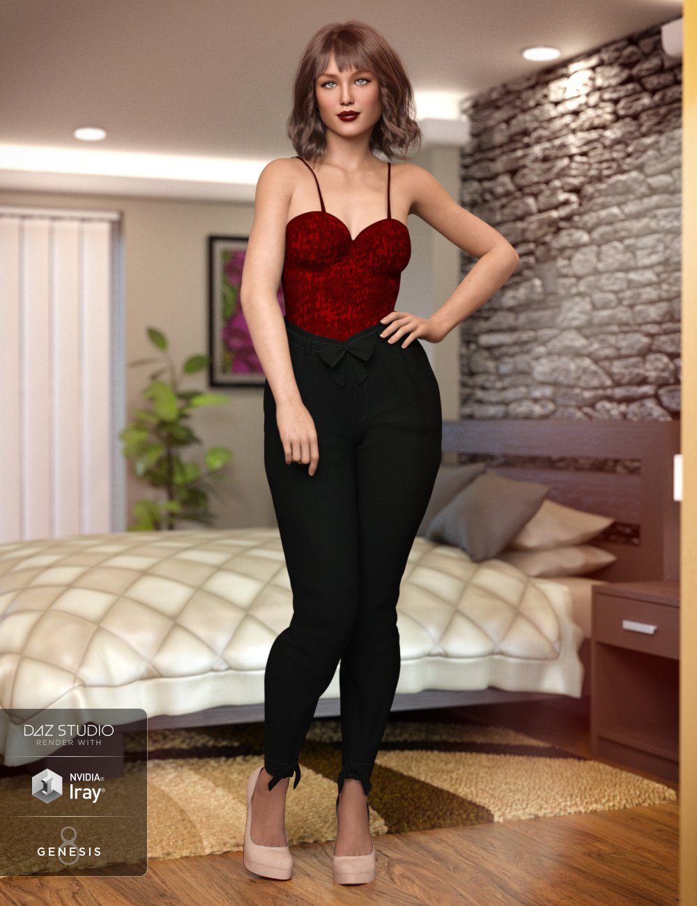 City Girl Outfit for Genesis 8 Female(s) by: Barbara BrundonDirtyFairy, 3D Models by Daz 3D