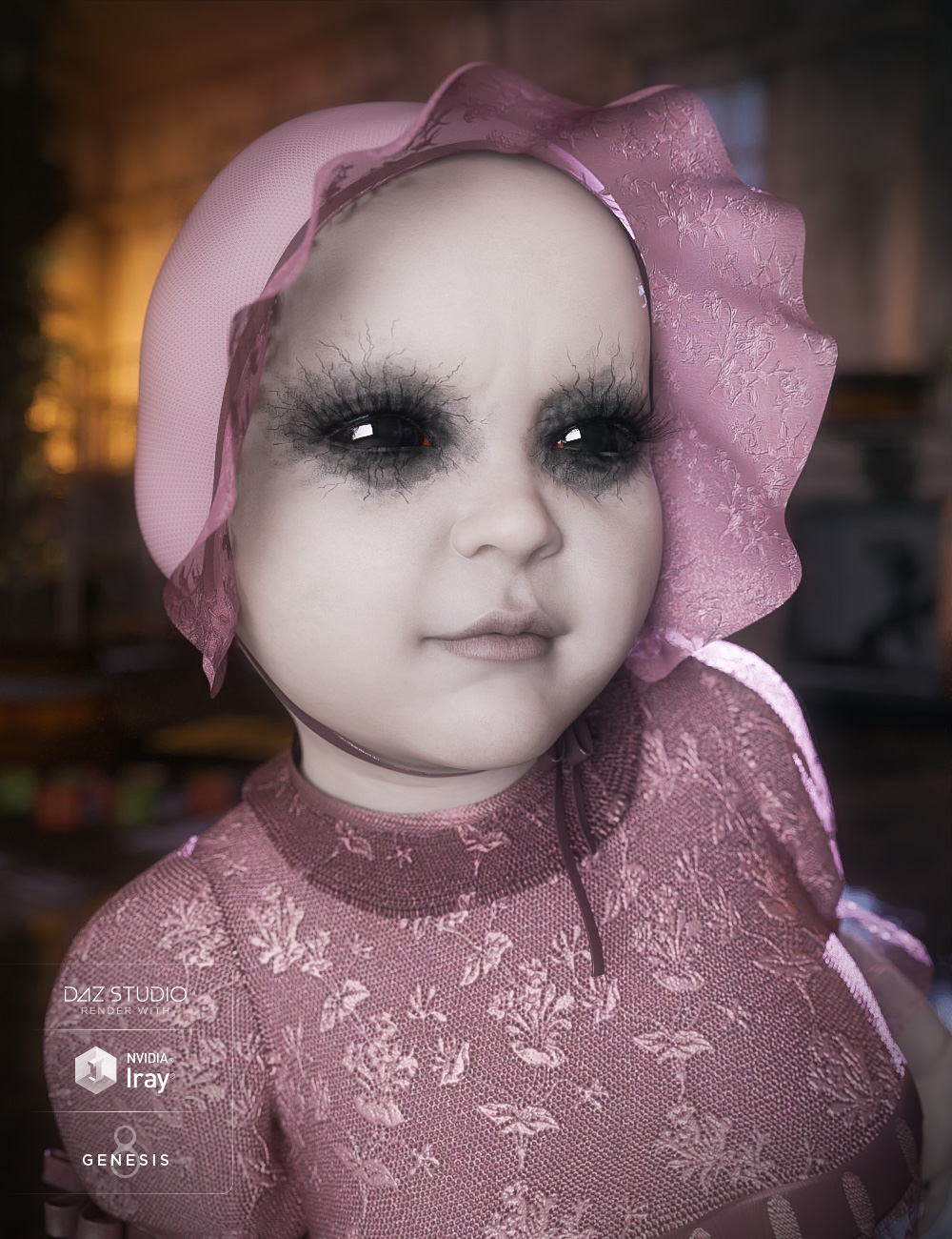 dForce Vintage Baby for Caryn 8 by: Moonscape GraphicsRavenhairSade, 3D Models by Daz 3D