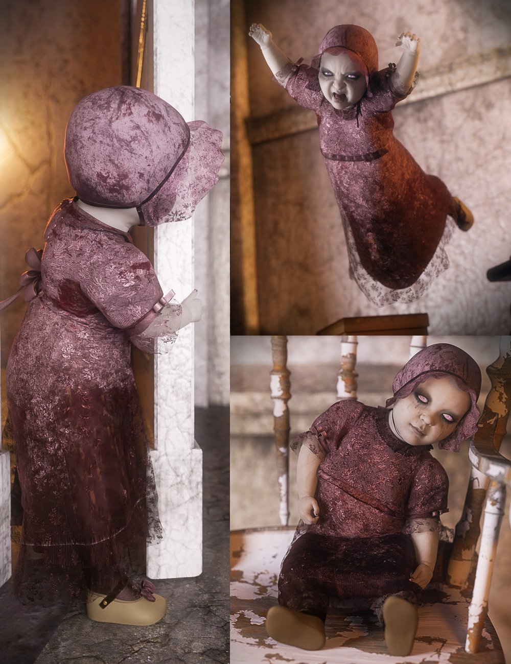 Ebil Baby Bundle Daz 3D