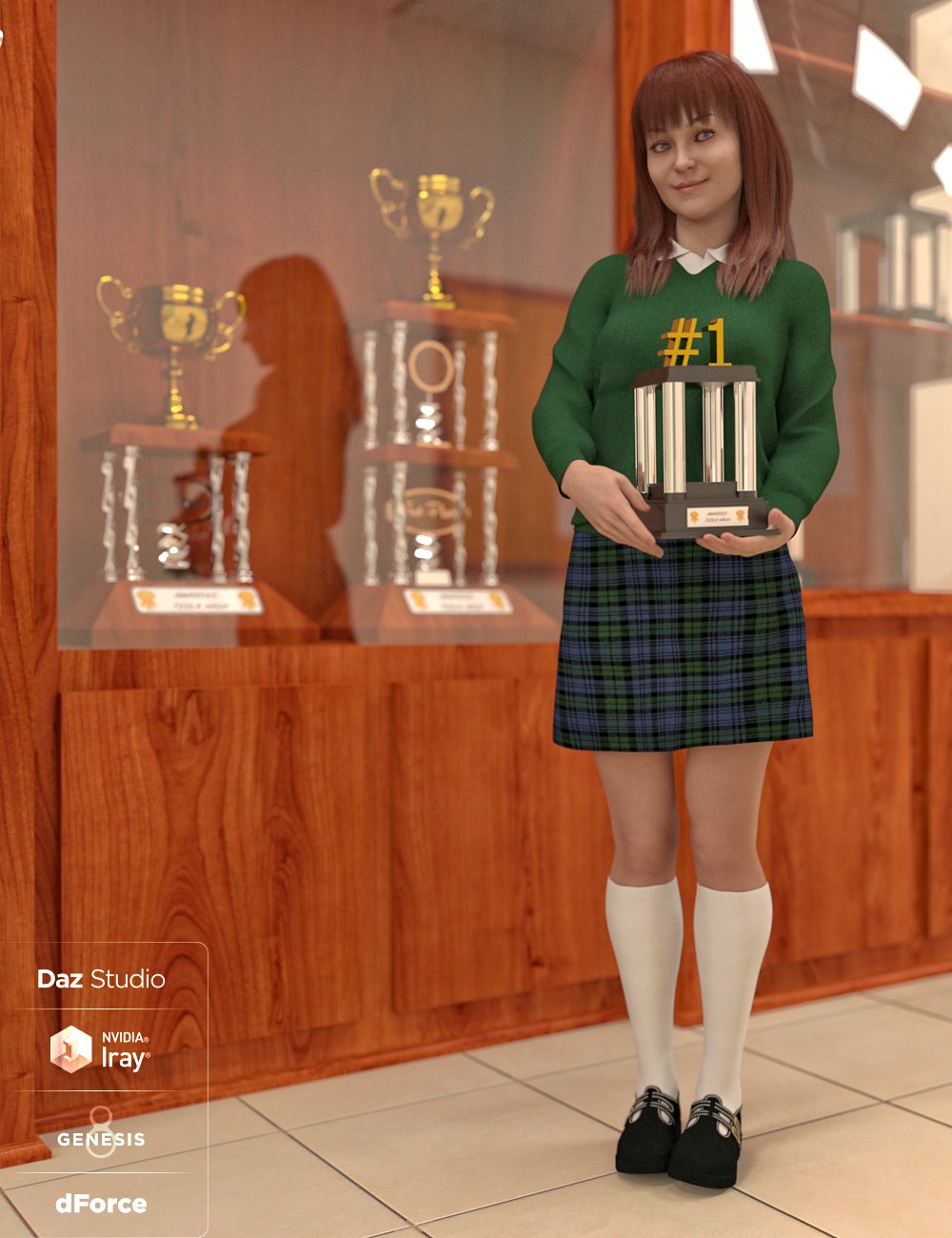 dForce Private School Outfit for Genesis 8 Females dForce Private School Outfit for Genesis 8 Females by: DirtyFairyNikisatez, 3D Models by Daz 3D