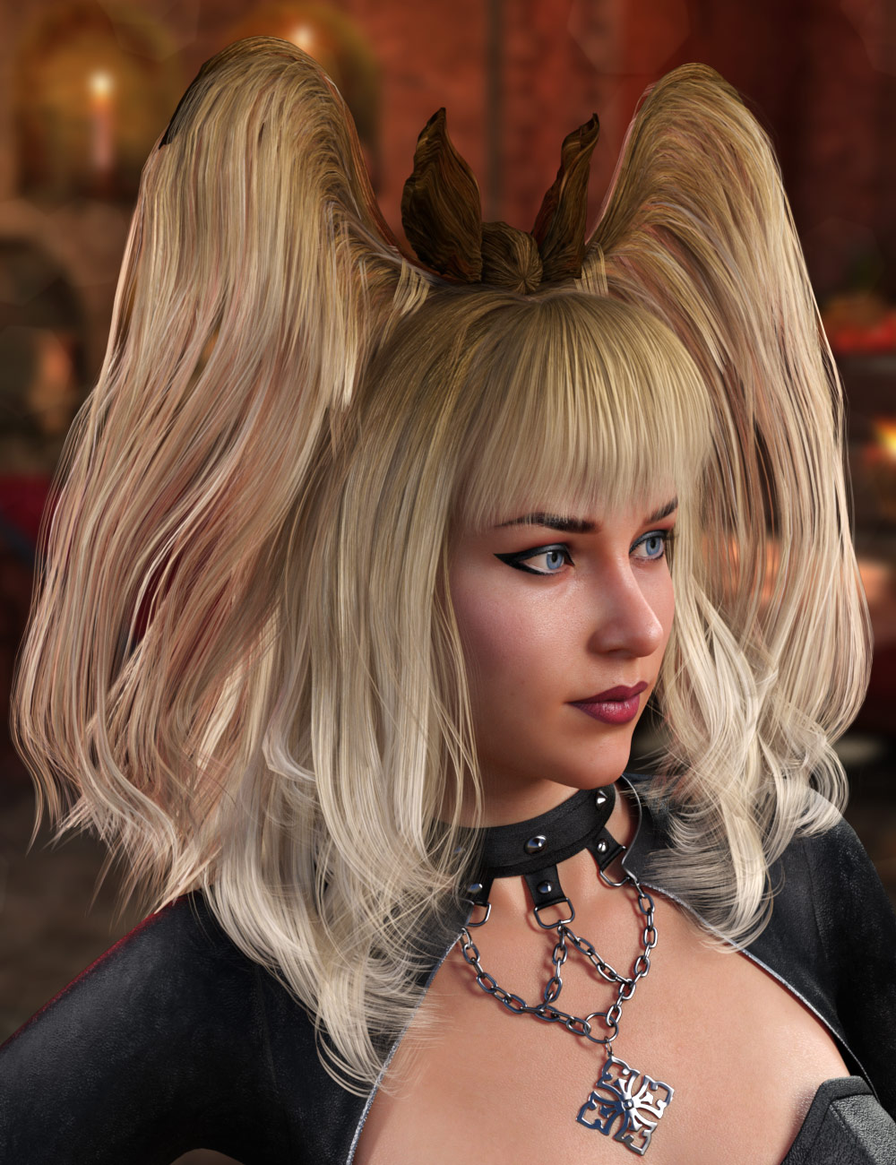 Belfry Hair for Genesis 8 Female(s) by: goldtassel, 3D Models by Daz 3D