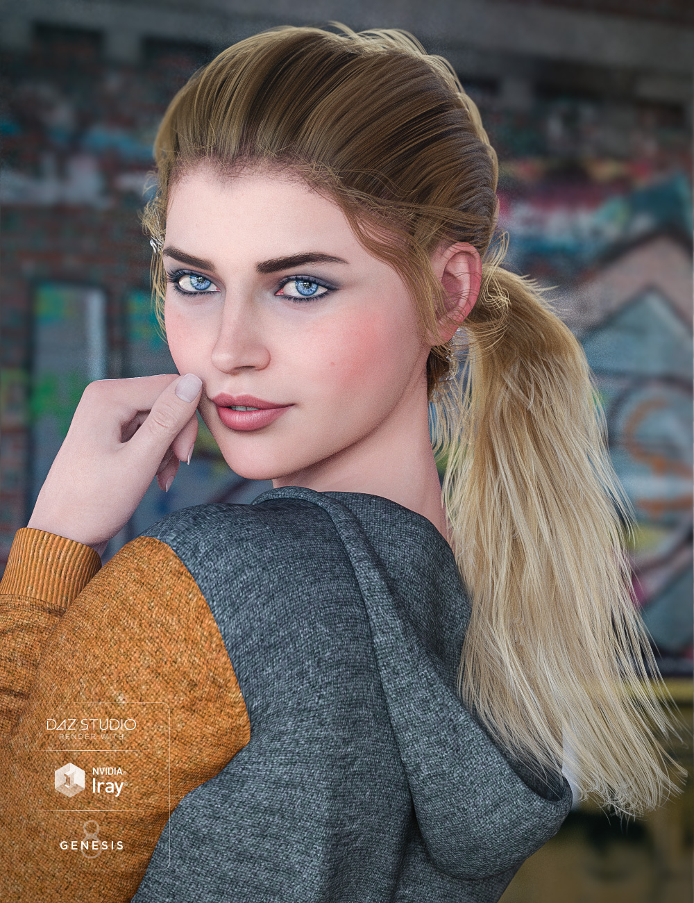 Colors for Summer Sidetail Hair Colors for Summer Sidetail Hair by: goldtassel, 3D Models by Daz 3D