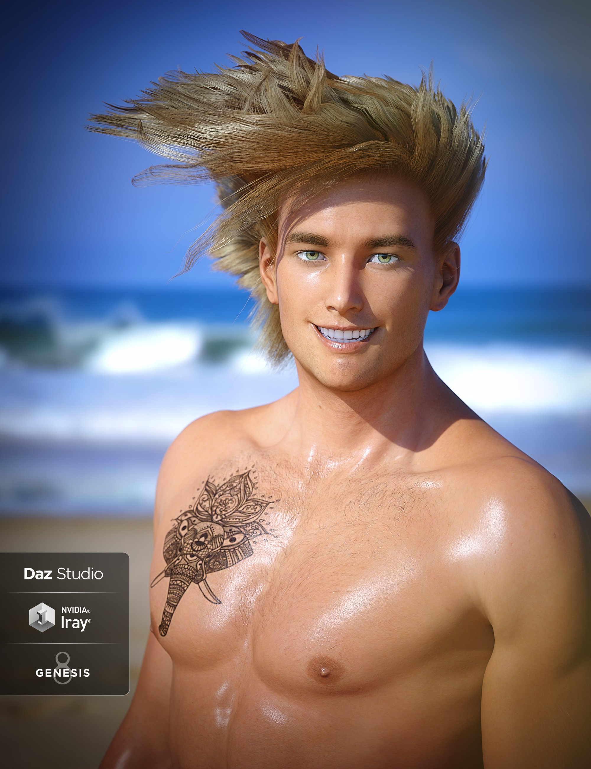 dForce C1 Spiky Hair for Genesis 3 and 8 dForce C1 Spiky Hair for Genesis 3 and 8 by: Cake One, 3D Models by Daz 3D