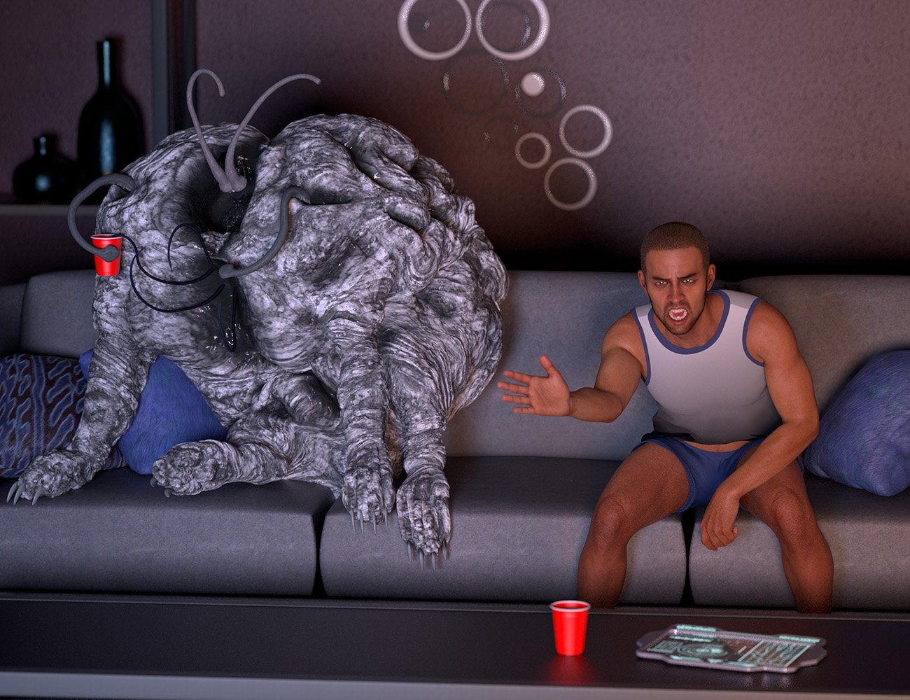 Cephalovore HD for Daz Dog 8 by: Oso3D, 3D Models by Daz 3D