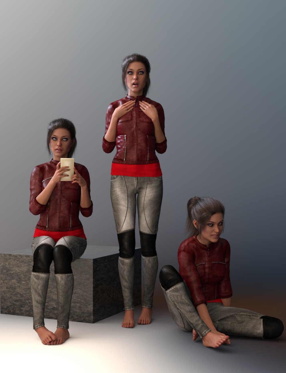 Inherent Spice Poses for Teen Raven 8 by: AliveSheCried, 3D Models by Daz 3D