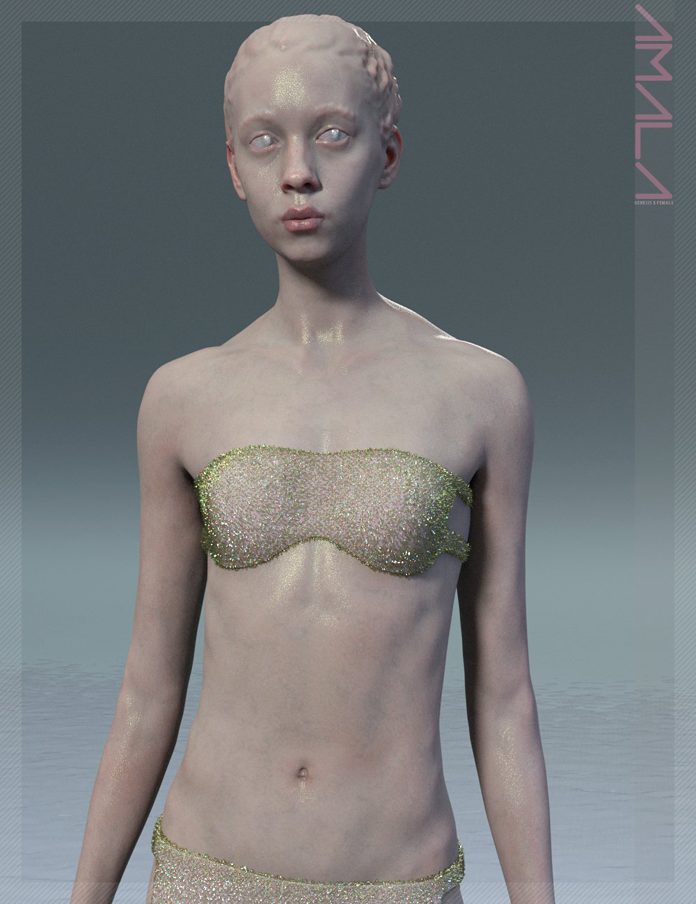 Amala HD & Expression HD & Bikini for Genesis 8 Female by: bluejaunte, 3D Models by Daz 3D