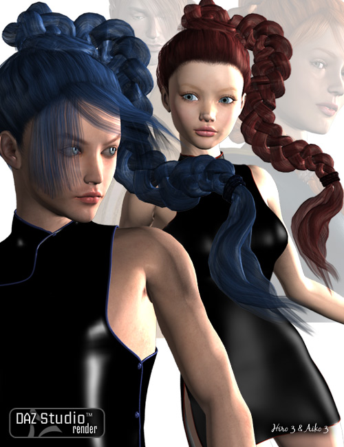 Vayne Braid by: AprilYSH, 3D Models by Daz 3D