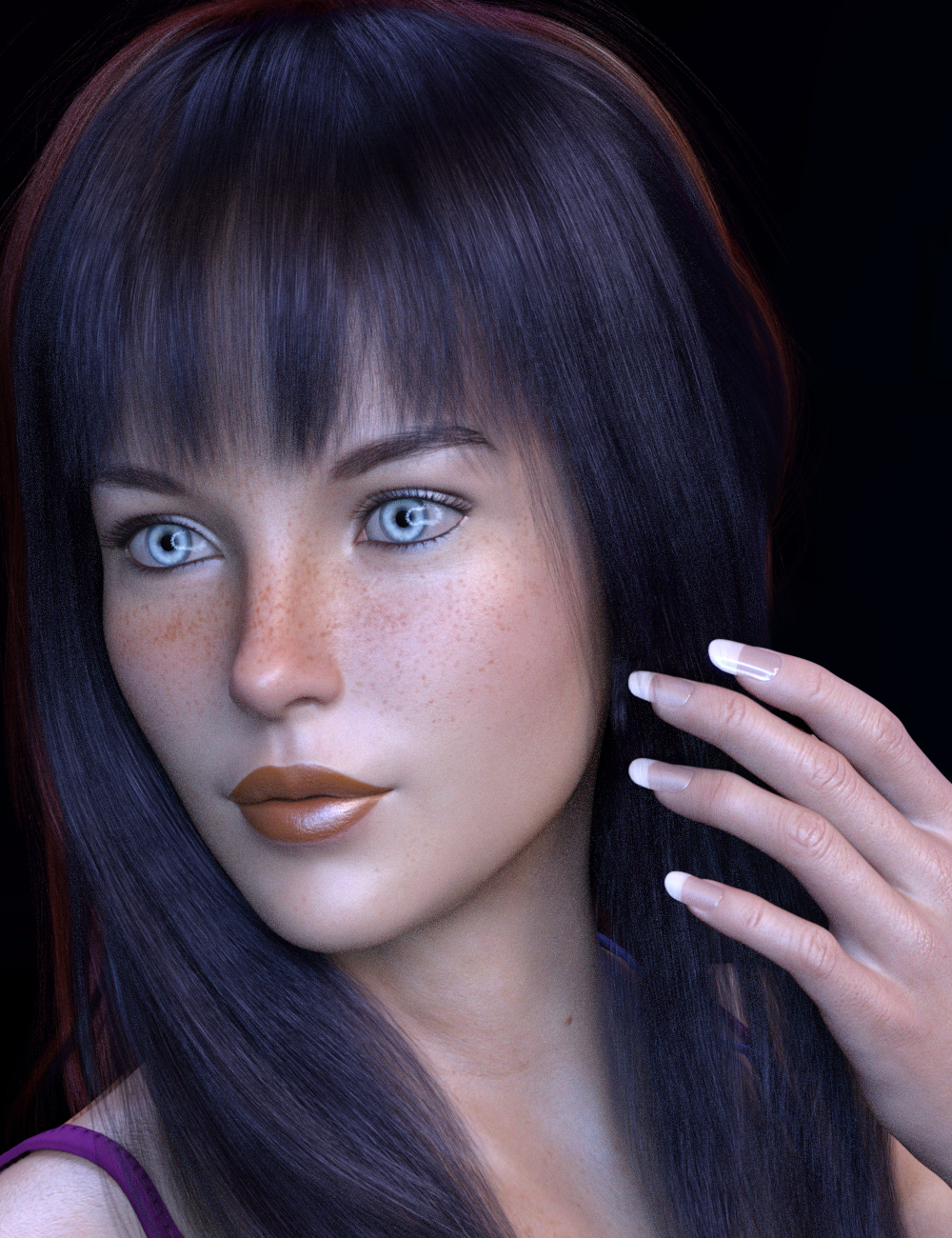 XF-Diana for Genesis 8 Female by: xtrart-3dElliandra, 3D Models by Daz 3D