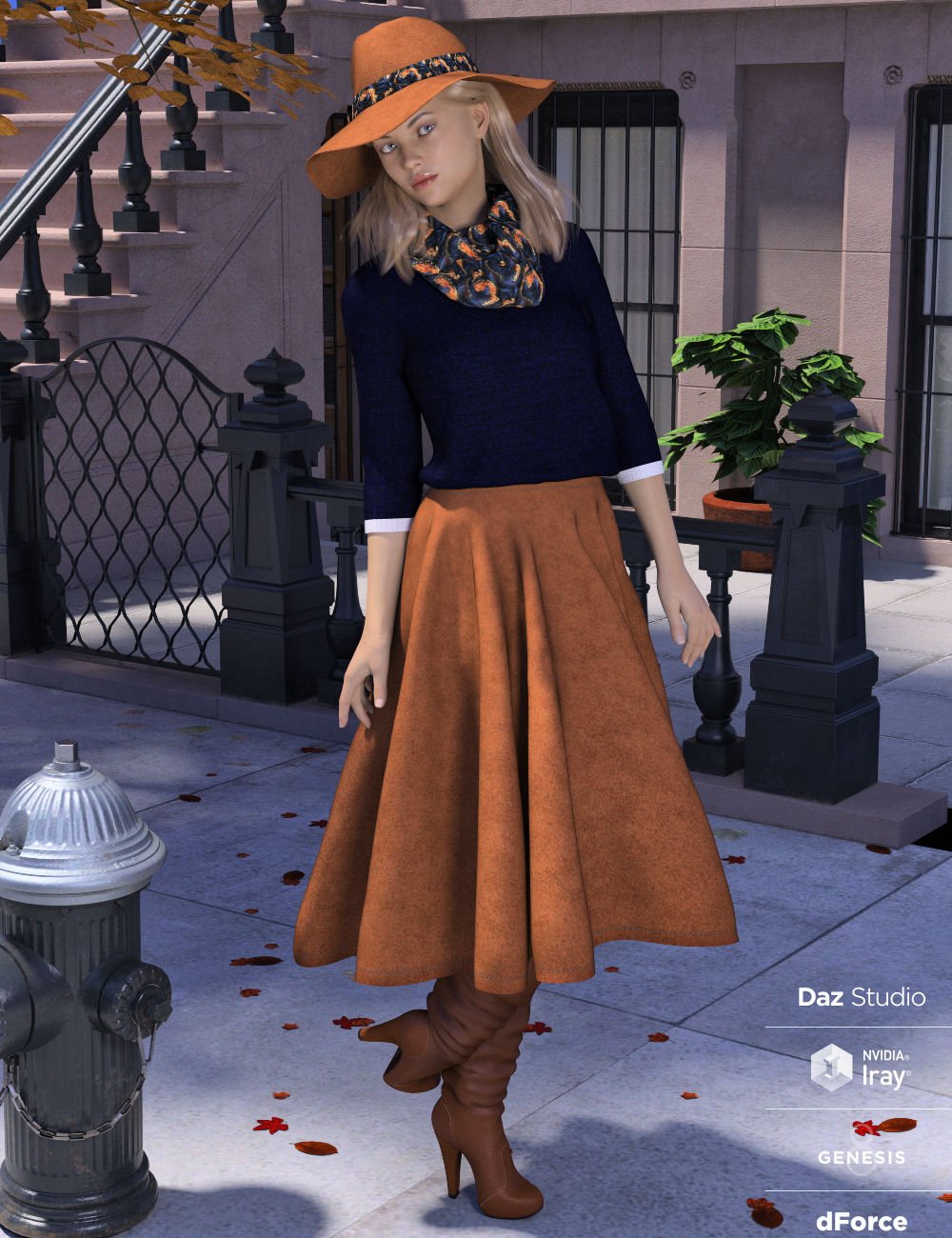 WD dForce Sophia Outfit for Genesis 8 Female(s) by: WildDesigns, 3D Models by Daz 3D
