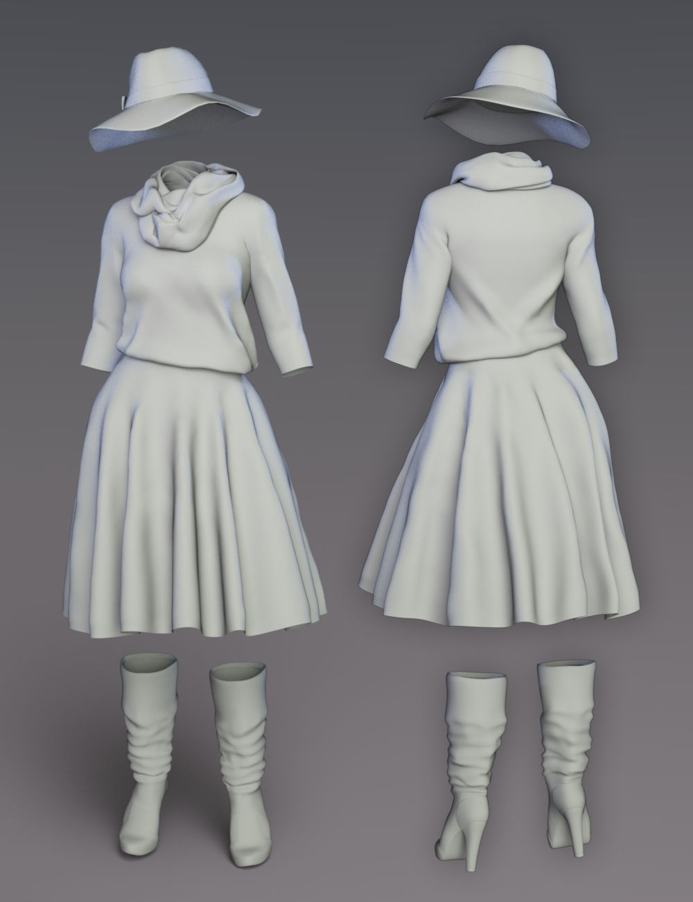 WD dForce Sophia Outfit for Genesis 8 Female(s) by: WildDesigns, 3D Models by Daz 3D