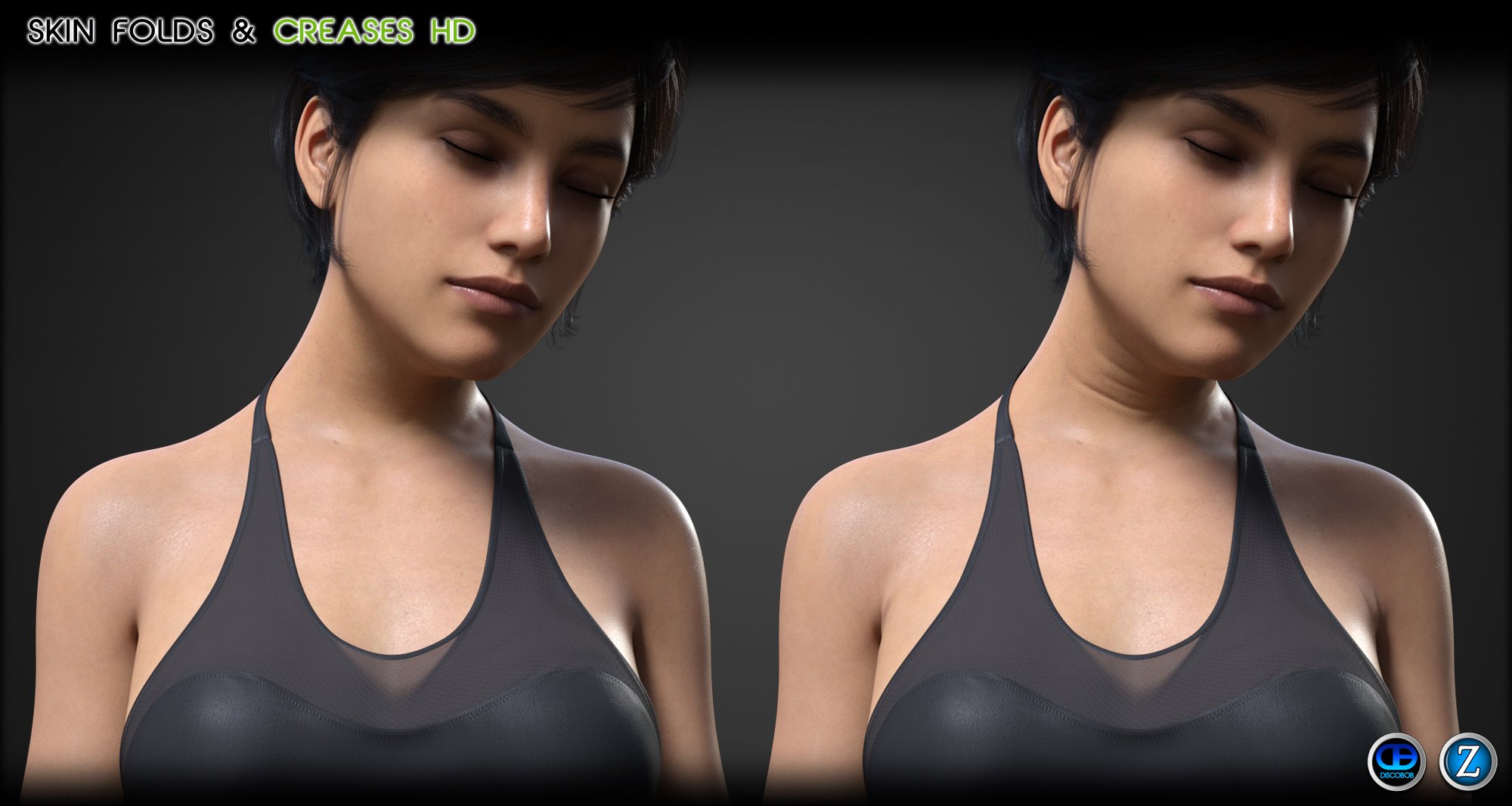 Skin Folds & Creases HD for Genesis 3 & 8 Female Skin Folds & Creases HD for Genesis 3 & 8 Female by: Zev0Discobob, 3D Models by Daz 3D