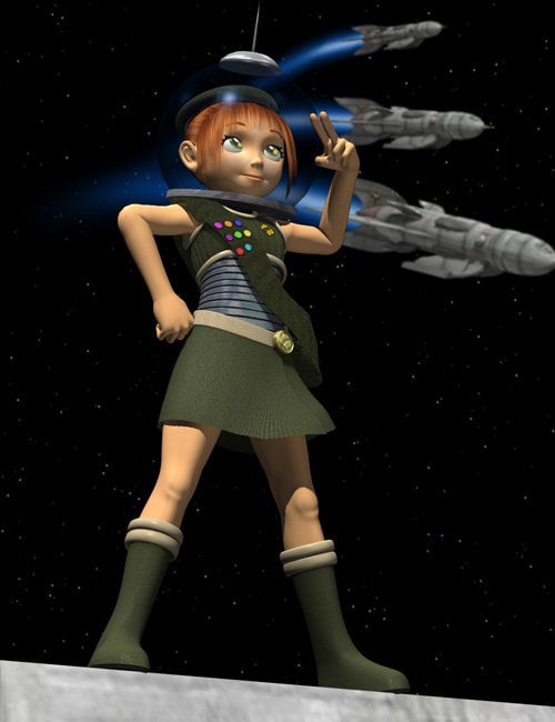 Space Scout Sadie by: Valandar, 3D Models by Daz 3D