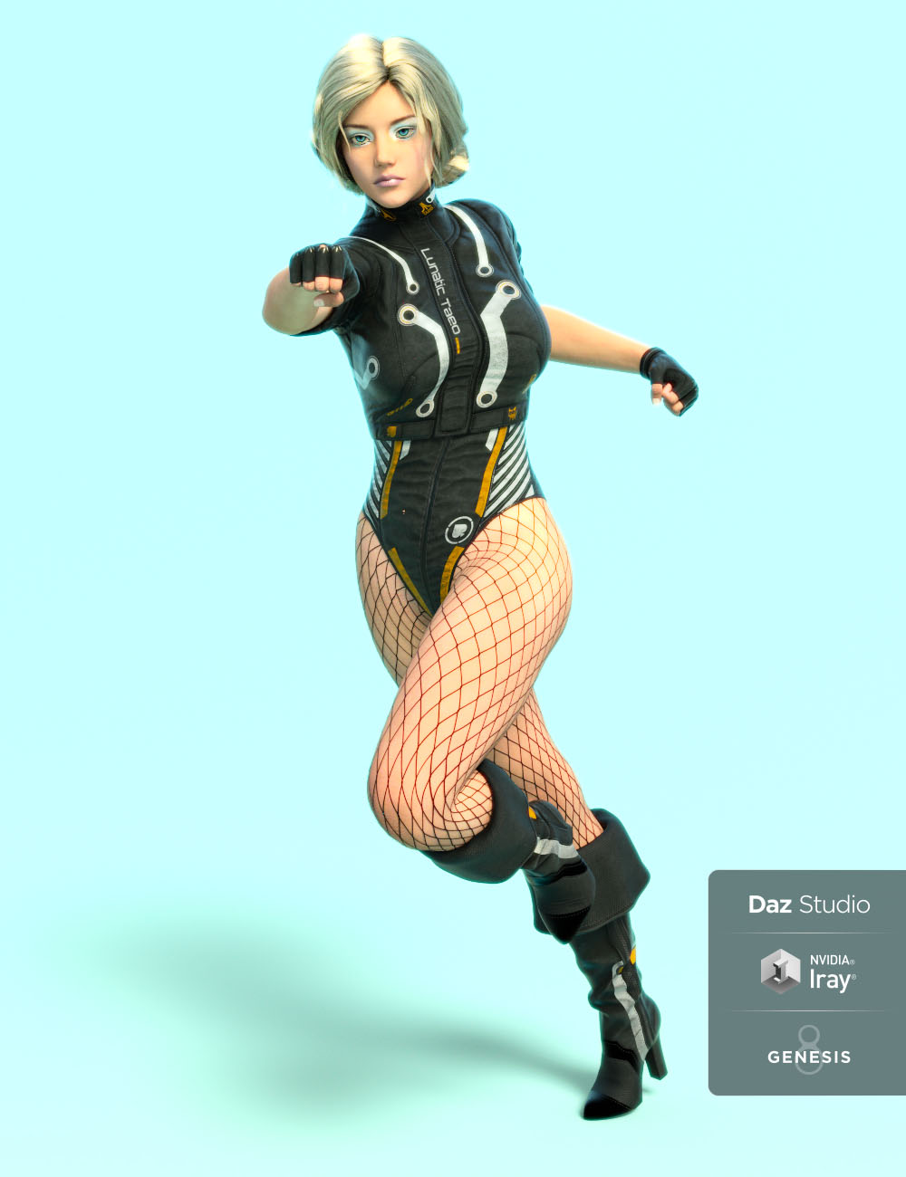 Lunatic Taeo Outfit for Genesis 8 Female(s) by: chungdan, 3D Models by Daz 3D
