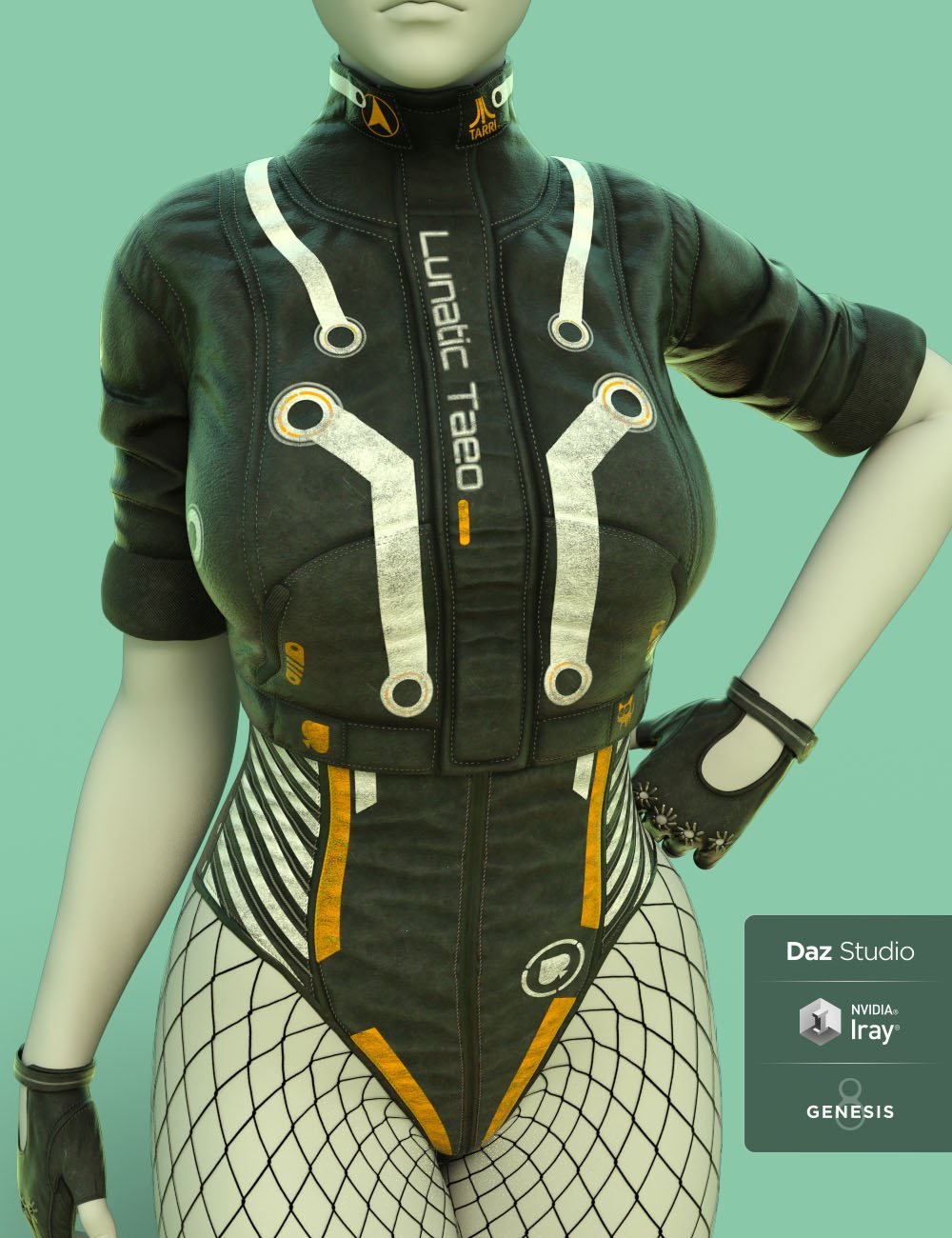 Lunatic Taeo Outfit for Genesis 8 Female(s) Lunatic Taeo Outfit for Genesis 8 Female(s) by: chungdan, 3D Models by Daz 3D