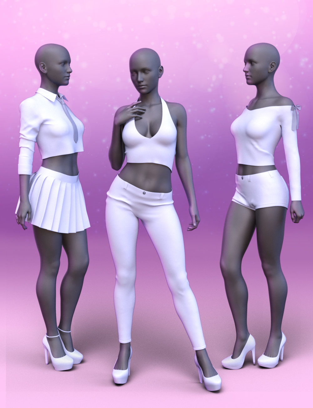 dForce K-Pop Girls 2 Outfits for Genesis 8 Female(s) dForce K-Pop Girls 2 Outfits for Genesis 8 Female(s) by: Blue Rabbit, 3D Models by Daz 3D