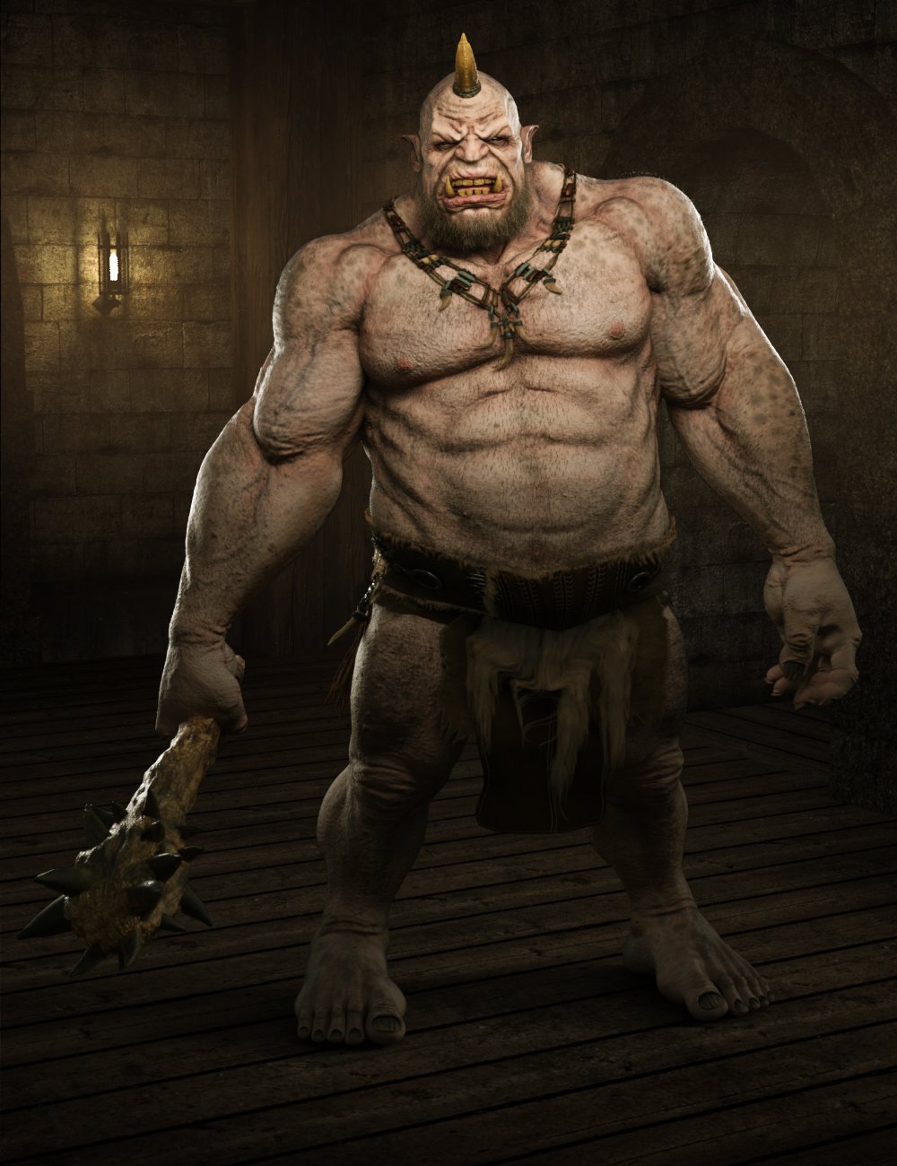 Ogre HD for Genesis 8 Male by: Josh Crockett, 3D Models by Daz 3D