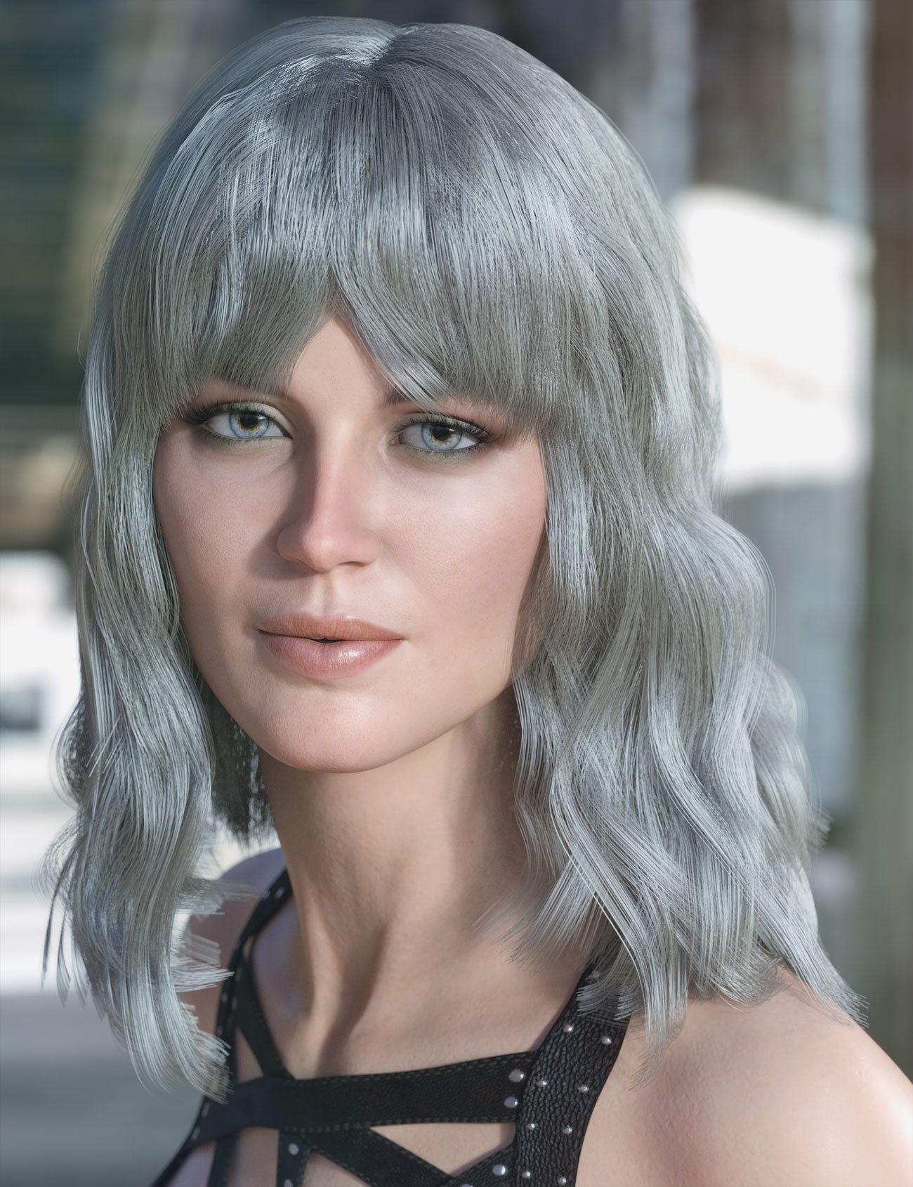 dForce Alexa Hair for Genesis 3 & 8 Female(s) by: AprilYSH, 3D Models by Daz 3D