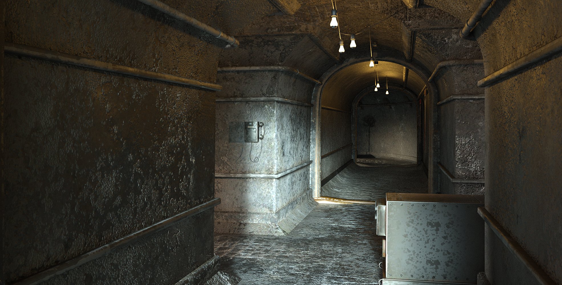 Underground War Room by: The AntFarm, 3D Models by Daz 3D