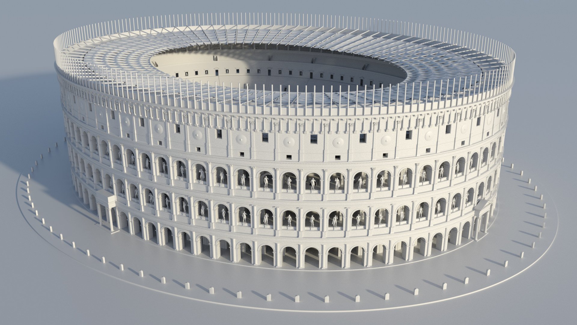 The Colosseum The Colosseum by: Protozoon, 3D Models by Daz 3D