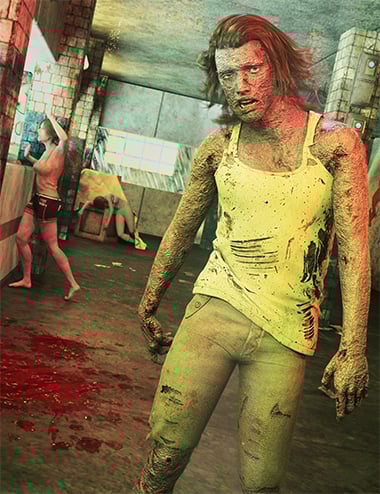 PTF Un-deadbeats: Materials, Poses, Props PTF Un-deadbeats: Materials, Poses, Props by: PixelTizzyFit, 3D Models by Daz 3D