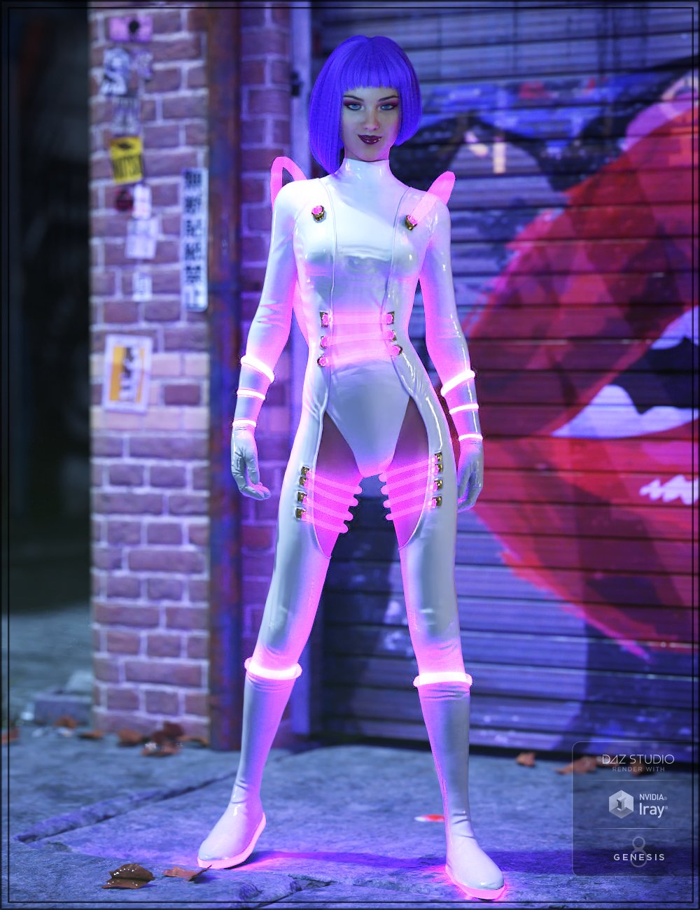 Cyber Neon Catsuit for Genesis 8 Female(s) Cyber Neon Catsuit for Genesis 8 Female(s) by: Trickster3DX, 3D Models by Daz 3D