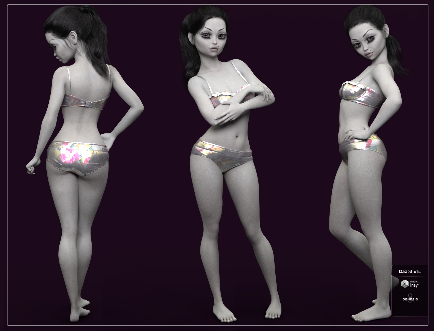 Iizaboo for Genesis 8 Female by: SpookieLilOne, 3D Models by Daz 3D
