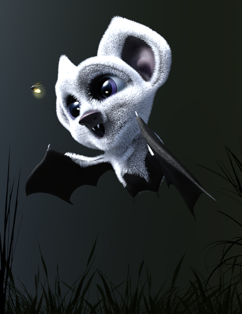 Bitty Bat by: The AntFarm, 3D Models by Daz 3D