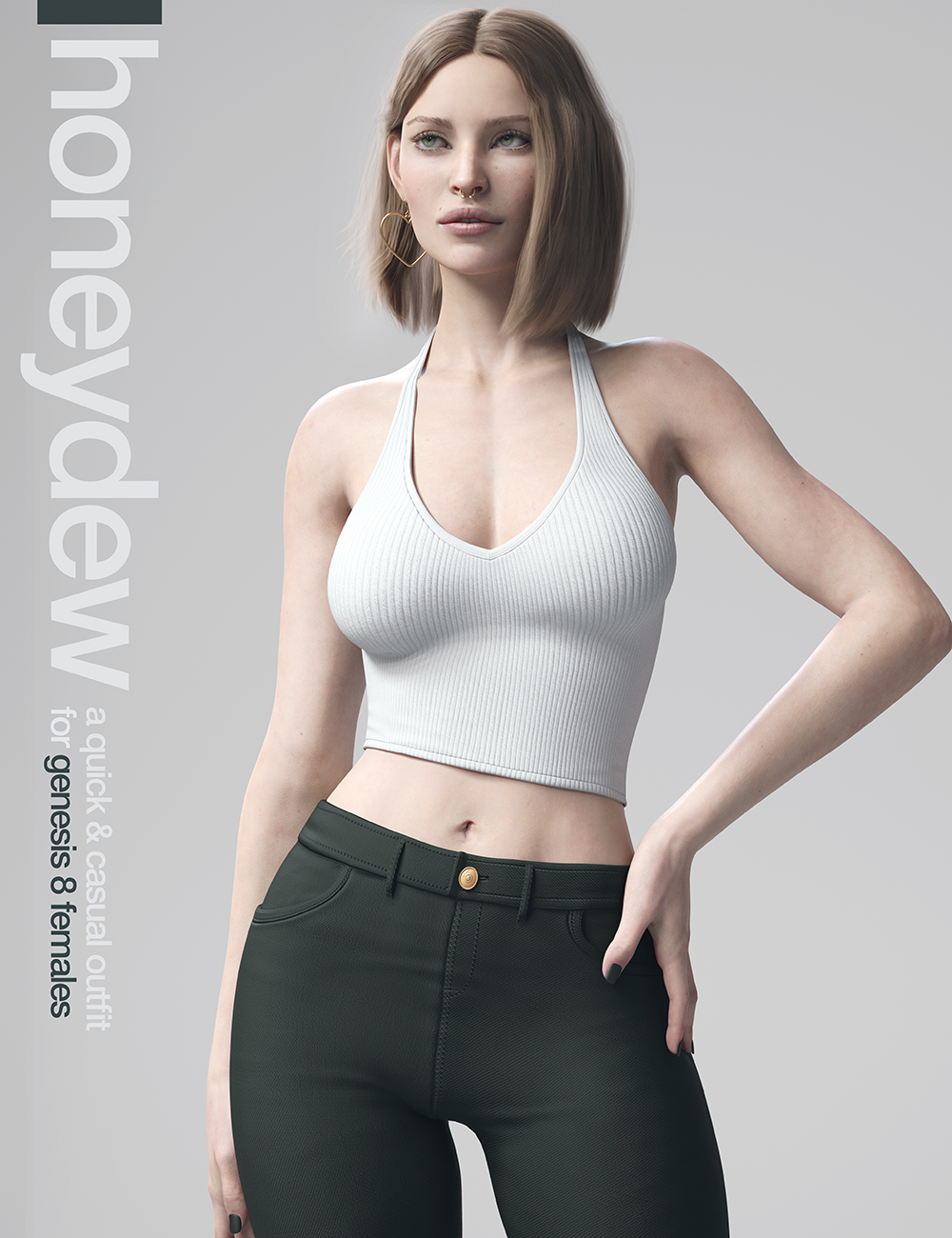 dForce Honeydew Set for Genesis 8 Female(s) by: peache, 3D Models by Daz 3D