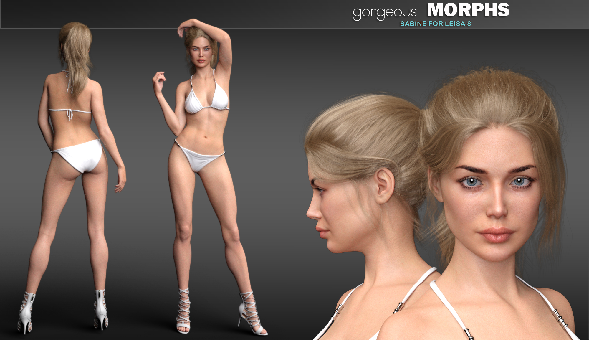 Gorgeous Morphs for Leisa 8 Gorgeous Morphs for Leisa 8 by: P3Design, 3D Models by Daz 3D