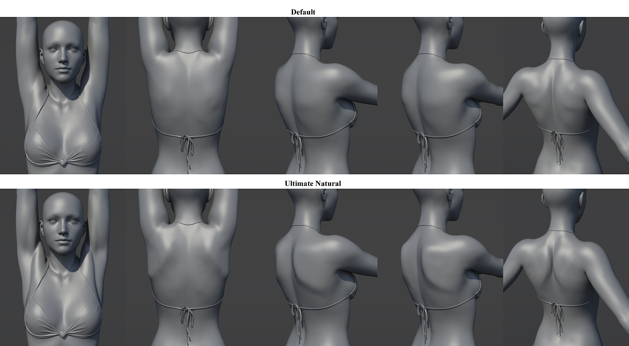 Ultimate Natural Bend Morphs for Genesis 8 Female by: K.H. Image Studio, 3D Models by Daz 3D