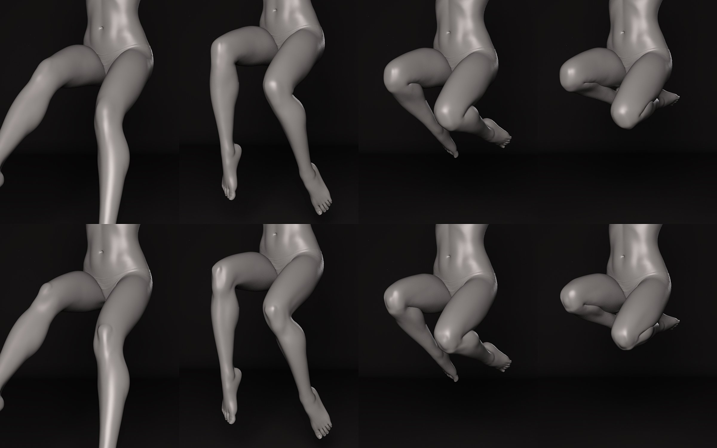 Ultimate Natural Bend Morphs for Genesis 8 Female by: K.H. Image Studio, 3D Models by Daz 3D