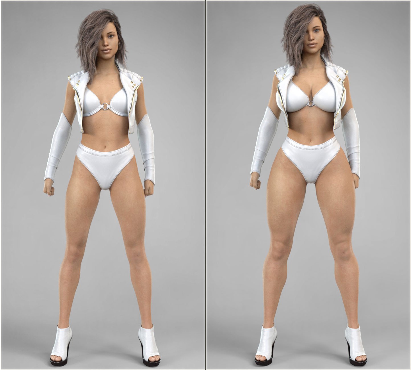 COG Leather Vest and Bikini for Genesis 8 Female(s) by: CatOnGlade, 3D Models by Daz 3D